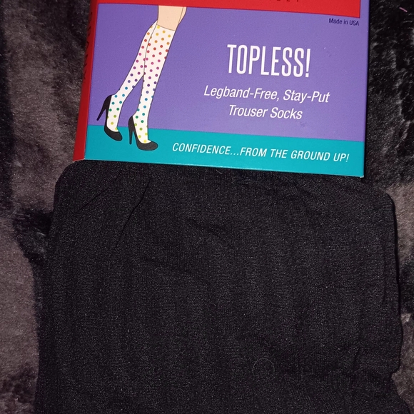 SPANX Black Topless Socks And Shaping Tights - Picture 4 of 5